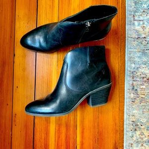 Frye Judith Black Ankle Boots Women’s Size 6.5